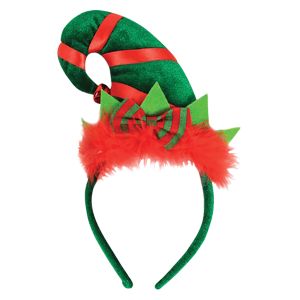 Christmas Elf Hat with Bells Headband