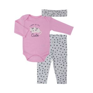3-Piece Baby Clothing Set - I Woke up Cute