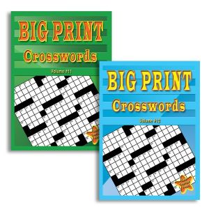 Big Print Crossword Puzzle Books