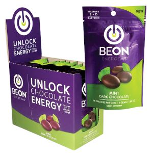 BeOn Energems Caffeinated Chocolate - Mint Dark Chocolate