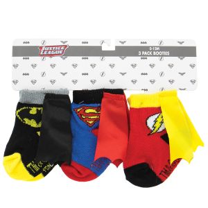 Caped Justice League Baby Socks