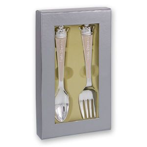 Baby Spoon and Fork Keepsake Gift Set - Princess