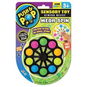 Push & Pop Mega Spin Sensory Toy