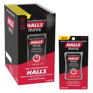 Halls Cough Drops Minis - Cherry
