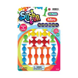 14-Piece Mini Suction Stackers
