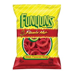Funyuns Flamin' Hot Onion Flavored Rings - Large Single Serving Size