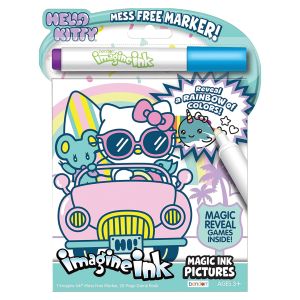 Imagine Ink Mess-Free Game Book - Hello Kitty