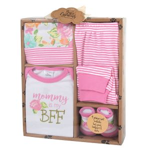 4-Piece Baby Gift Box Set - Mommy Is My BFF