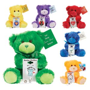 Healthcare Hero Bear and Badge Reel Gift Set