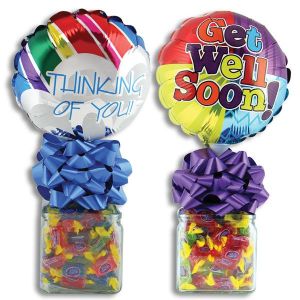 Get Well Glass Cube Kelliloons - Jolly Rancher