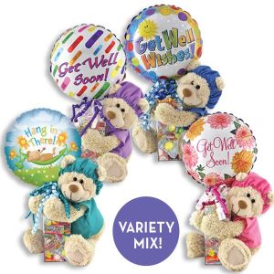Get Well Feel the Heal Bear Kelliloons - Variety Mix