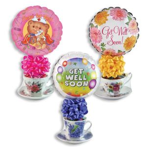 Get Well Tea Cup Kelliloons - Hard Candy