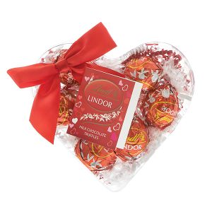 Valentine's Day Heart-Shaped Gift Box with Chocolate