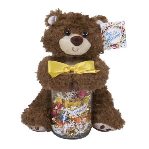 Teddy Bear Kelliloons with Mason Jar of Candy