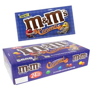 M&M's Caramel Chocolate Candies - 24ct Display Box