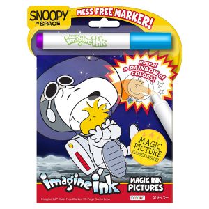 Imagine Ink Mess-Free Game Book - Snoopy in Space