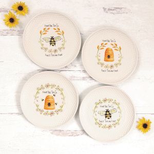Ceramic Honeybee Appetizer Plates
