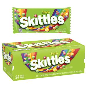 Skittles Sour Bite Size Candies - 24ct Display Box