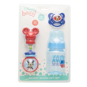Mickey Mouse Bottle Gift Set with Pacifier and Rattle