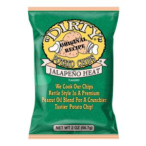 Dirty All Natural Potato Chips - Jalapeno Heat
