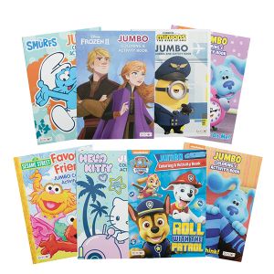 Licensed Jumbo Coloring & Activity Books