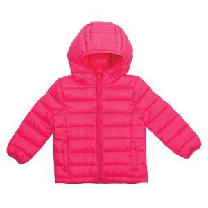 Infant's Packable Puffer Jacket with Hood - Pink