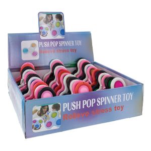 Push Pop Spinner Fidget Toy