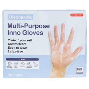 Multi-Purpose Polyethylene Gloves - 100 Count Box