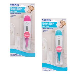 Flexible Digital Thermometer with Case