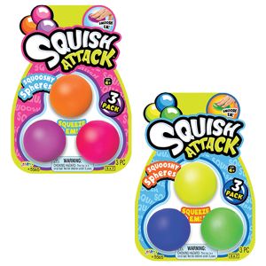 3-Pack Squish Attack Balls
