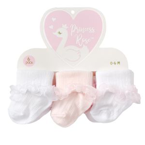6-Pair Baby Dress Socks