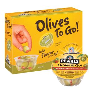 Pearls Olives to Go - Green Pimiento Stuffed