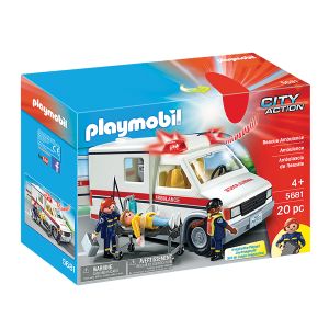 Playmobil Ambulance with Working Lights and Siren