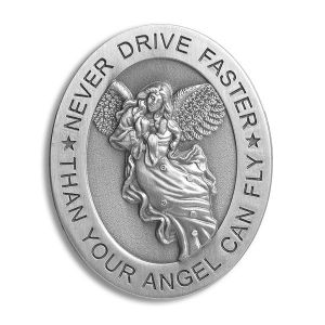 Metal Angel Auto Visor Clip - Never Drive Faster
