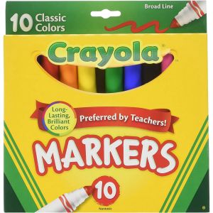 Crayola Broad Line Markers - Classic Colors - 10-Count