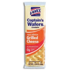 Lance Captain's Wafers Sandwich Crackers - Grilled Cheese - 8ct Display Box