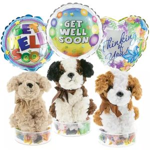 Get Well Puppy Kelliloons with Variety Mix Candy