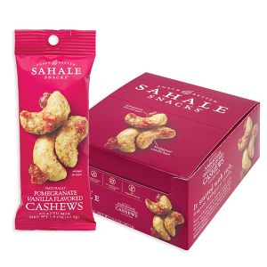 Sahale Snacks Pomegranate Vanilla Cashews Glazed Mix - 9 Count Display