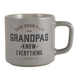 Stackable Ceramic Mug - Grandpas Know Everything