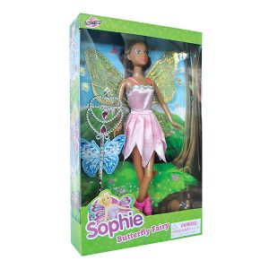Sophie Butterfly Fairy Doll - Dark Skin