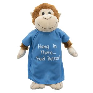 Hang In There Feel Better Plush Monkey