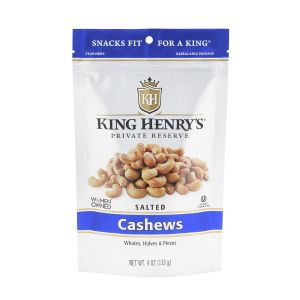 King Henry's Private Reserve Snacks - Salted Cashews
