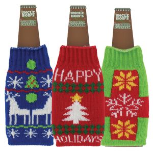 Ugly Sweater Beer Bottle Cover - Assorted