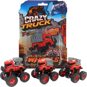 Crazy Truck Friction-Powered Fire Truck