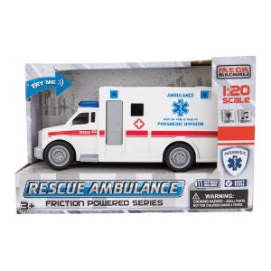 Toy Emergency Vehicles with Lights and Sound - Rescue Ambulance