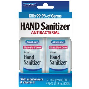 XtraCare Hand Sanitizer - 70 Percent Alcohol - 2-Pack 2oz Flip-Cap Bottles