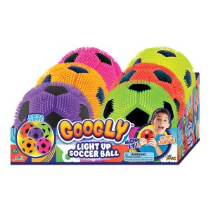 Googly Light Up Soft & Fluffy Soccer Ball