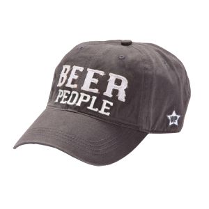 Dark Gray Adjustable Baseball Hat - Beer People