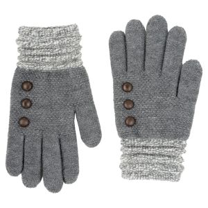 Britt's Knits Original Gloves - Heather Gray