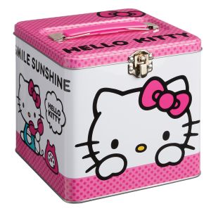 Licensed Hello Kitty Tin Cube Carry-All